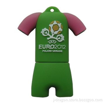 Soccer Jersey USB Disk, Europe Cup Series, Supports Customizing Casing, Suitable for Promotions